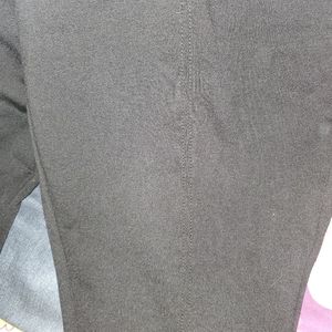 Black full length pants
